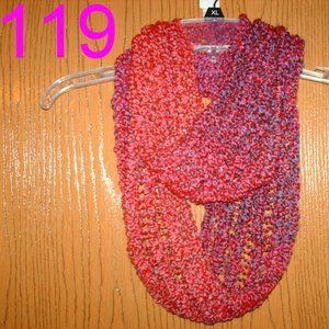 Lot of 5 Handmade Infinity Scarves